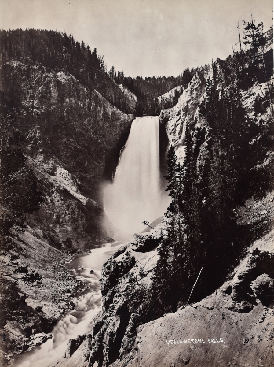 William Henry Jackson - Lower Yellowstone Falls