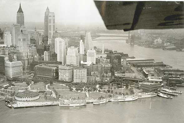 Four New York City Aerial Views