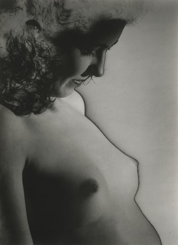 Josef Ehm, Solarized nude, 1946