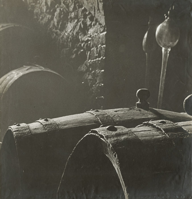 Franz Senkinc - Barrels and Wine Thief Still Life