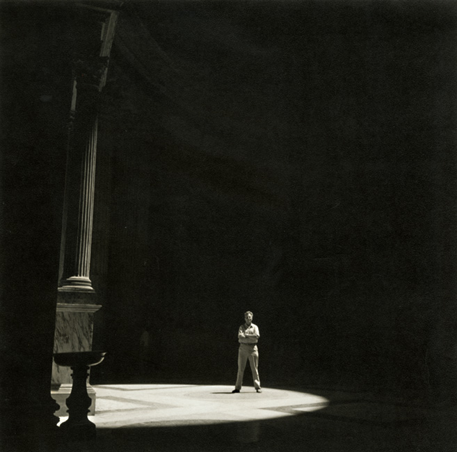George Daniell - Self Portrait in Pantheon, Rome, Italy