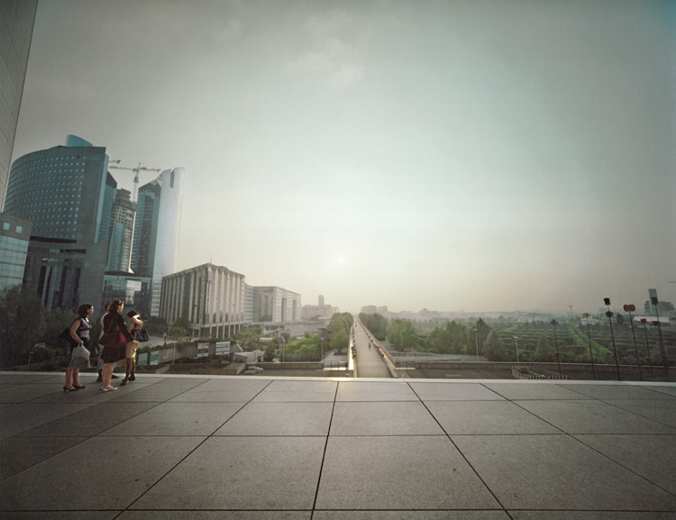 Jerry Spagnoli - La Defence (looking west) , Paris