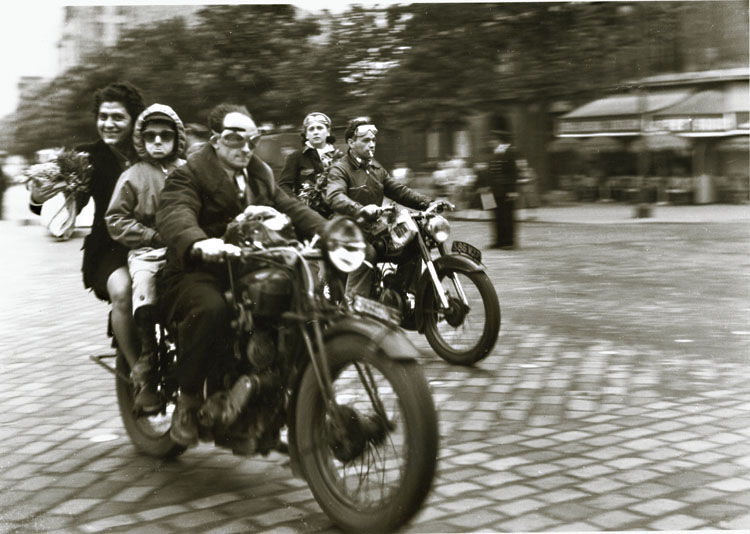 Robert Doisneau - Motorcyclists, Blvd. Brune, Porte de Orlean, Paris Robert Doisneau - Motorcyclists, Blvd. Brune, Porte de Orlean, Paris