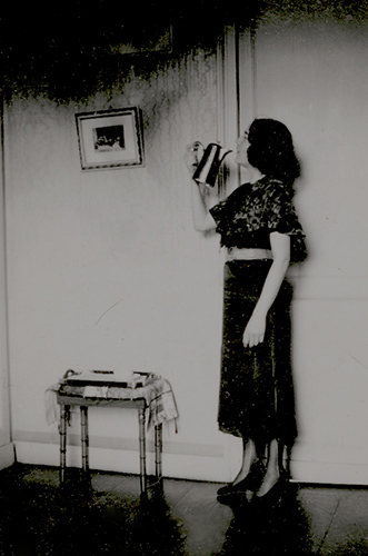 Anonymous - Woman Drinking Directly from the Spout of a Coffee Pot Anonymous - Woman Drinking Directly from the Spout of a Coffee Pot