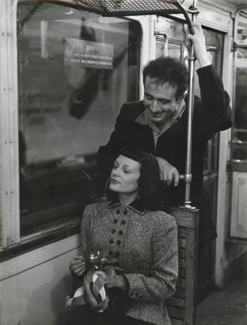 Robert Doisneau - Marc and Christiane Chevalier in the Paris Metro Robert Doisneau - Marc and Christiane Chevalier in the Paris Metro