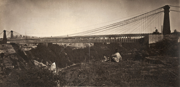 William England (attributed to) - View of Suspension Bridge, Niagara Falls