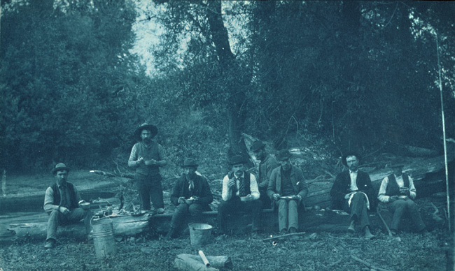 Anonymous - Union Pacific Surveyors Having Dinner near Chehalis
