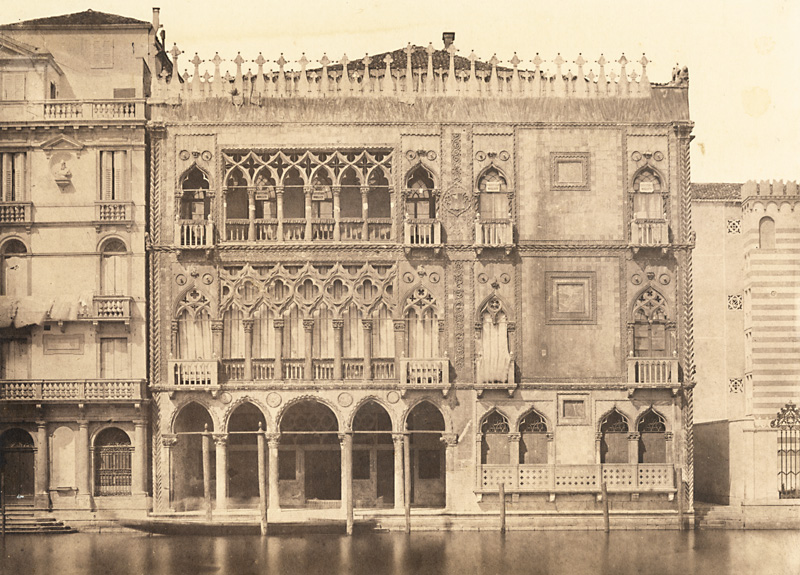 Domenico Bresolin (attributed to) - Facade of the Palazzo Ca' d'Oro, Venice, Italy