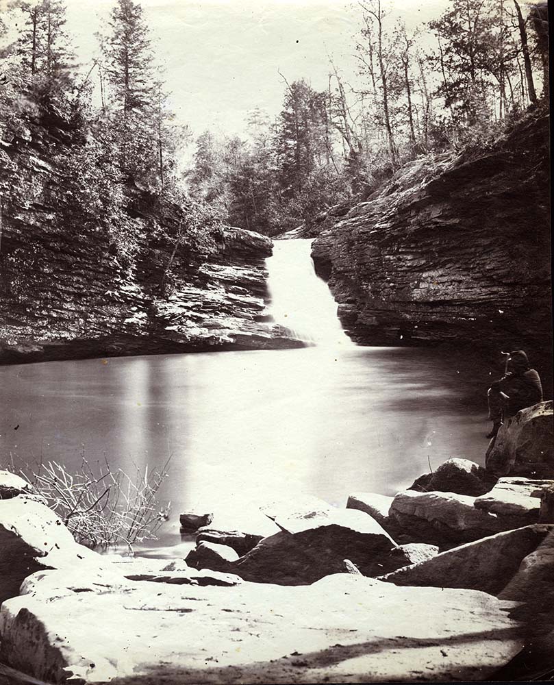 Isaac H. Bonsall - Soldiers at Lulah Lake, Lookout Mountain, GA