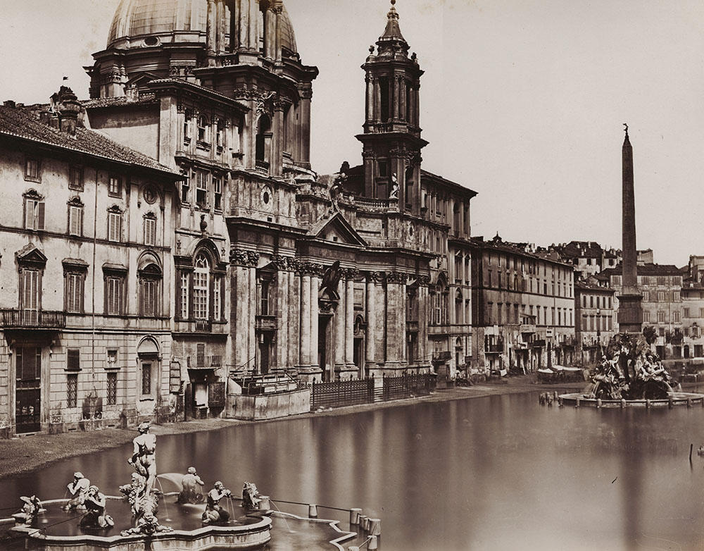Tomasso Cuccioni - A Flooded Piazza Navona, Rome
