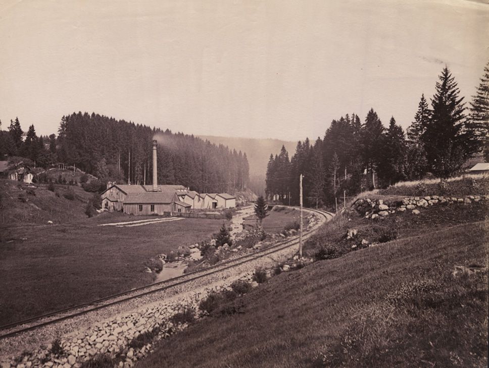 Louis Lafon - Railroad Tracks by Industrial Plant, France