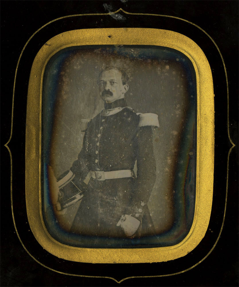 Anonymous (Belgium) - Belgium Military Officer with Hat and Holding Sword Anonymous (Belgium) - Belgium Military Officer with Hat and Holding Sword