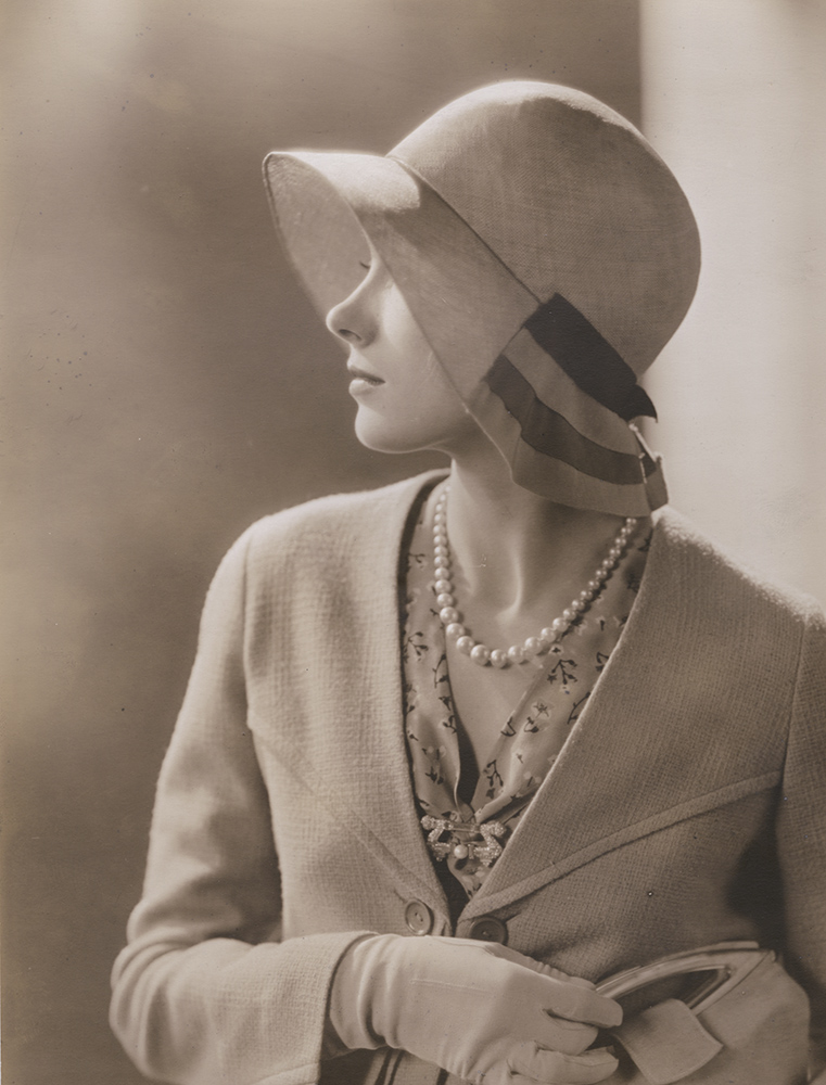 Vogue Magazine Photographer - Woman with Pearls and Hat