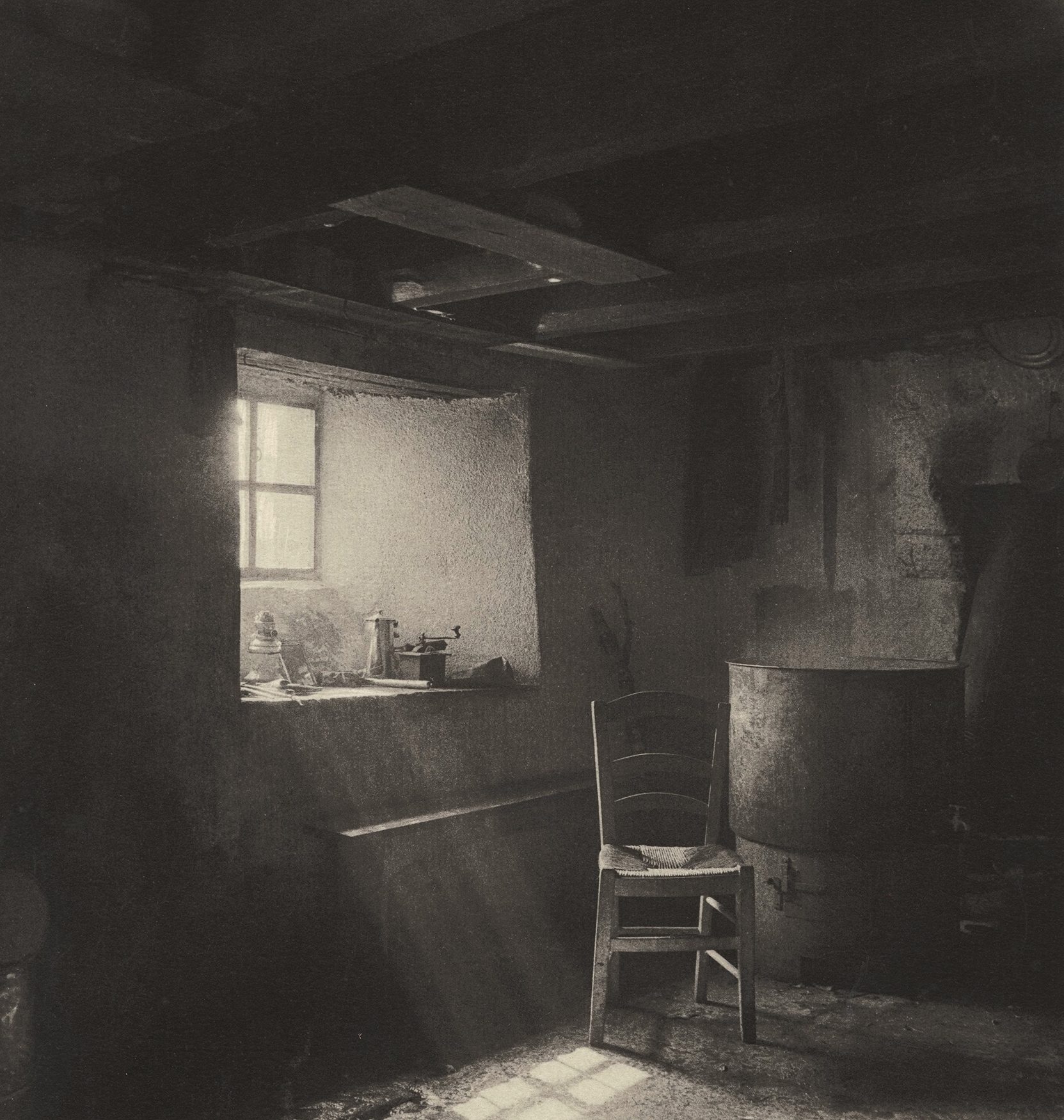 Laure Albin-Guillot - Interior with Chair (From the Series Laure Albin-Guillot - Interior with Chair (From the Series