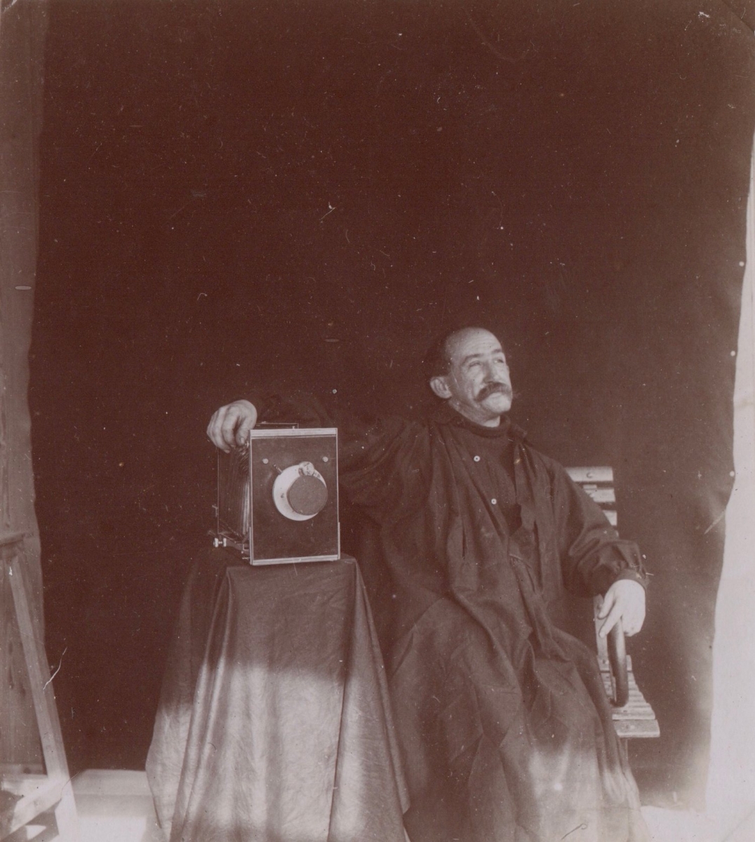 Anonymous - Portrait of  Photographer with His Camera