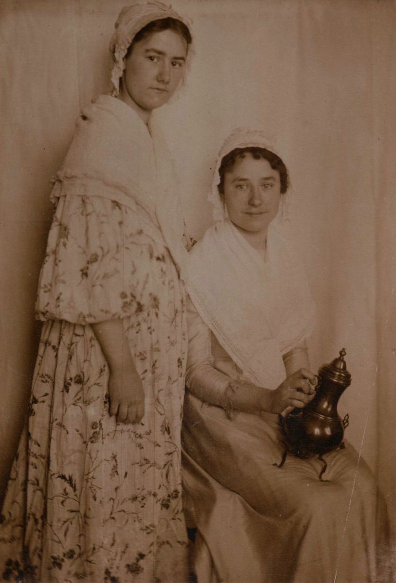 Gertrude Käsebier - Untitled (Two Women; One Holding Hot Water Vessel)