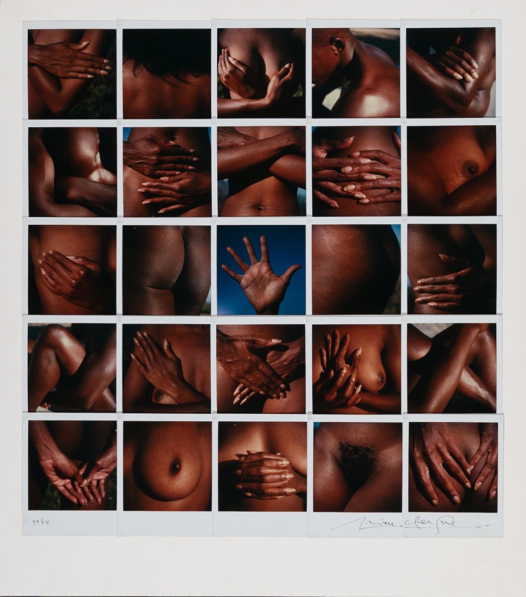 Lucien Clergue - Ligues de Main, Ligues de Vie, Pasadena ( Unique 25 Image Collage of Polaroids)