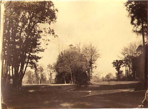 Saugrin (possibly Louis Francois) - Landscape, Walkway & Bench