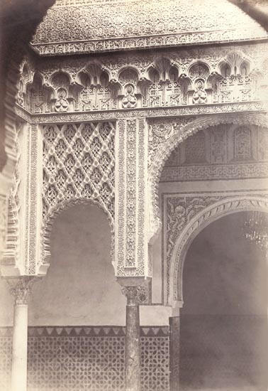 Charles Clifford - Alcazar Real, Patio de la Munecas, Spain