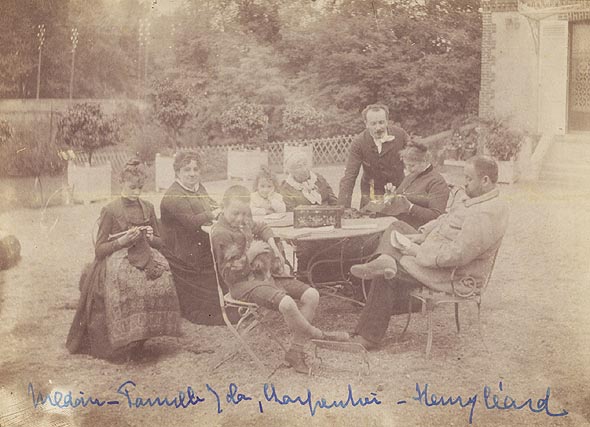 Anonymous - Médan--Family Zola/Charpentier and Henry Céard