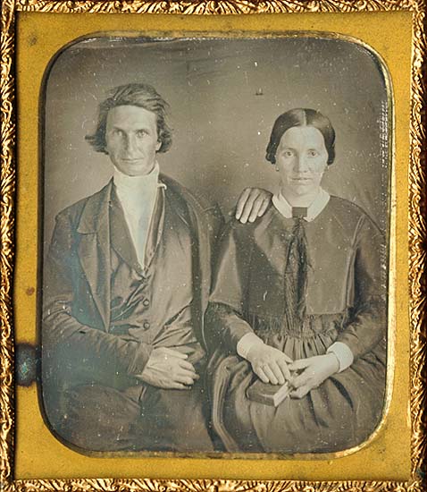 Anonymous - Two (Quaker?) Family Daguerreotypes