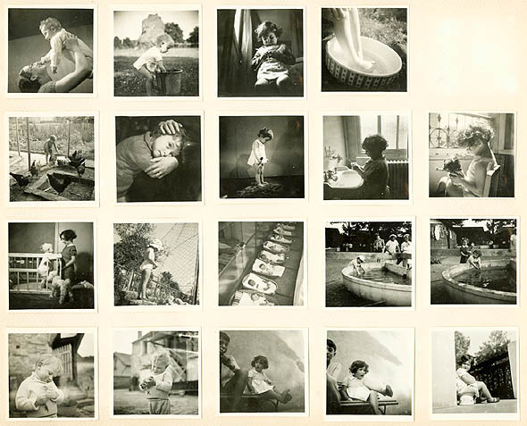 Geza Vandor - Series of 42 Contact Images of Children Geza Vandor - Series of 42 Contact Images of Children