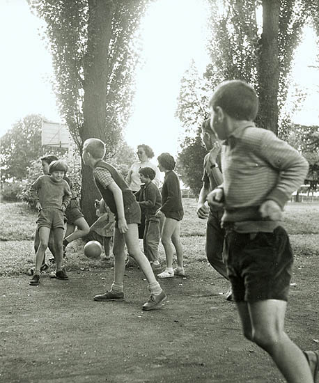Group of Ten Prints of Children Playing, Washing up