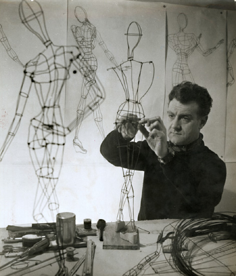 Robert Doisneau - Saint-Martin, Maker of Wire Figurines Robert Doisneau - Saint-Martin, Maker of Wire Figurines
