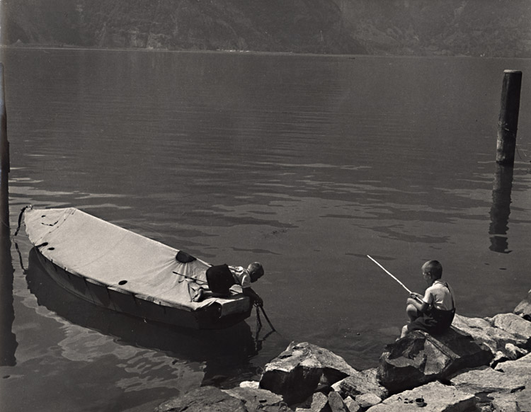 Erika Stone - Boys at Play, Lake Lucerne, Switzerland