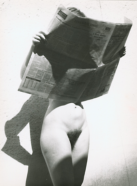 Marcel Marien - Untitled (Nude Reading Financial Times) Marcel Marien - Untitled (Nude Reading Financial Times)