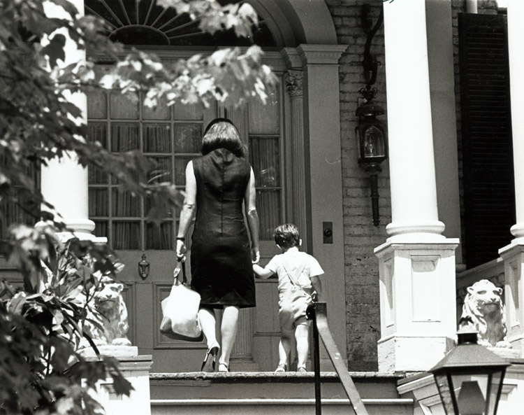 UPI - Jackie Kennedy and Son John-John