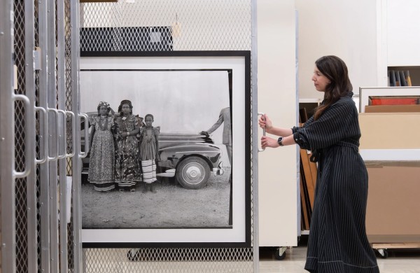 Christine Robinson, the Ransom Center’s Nancy Inman and Marlene Nathan Meyerson Curator of Photography. (Photo by Trent Lesikar)